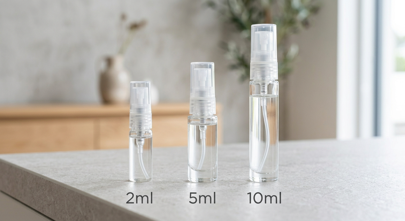 perfume sample bottles