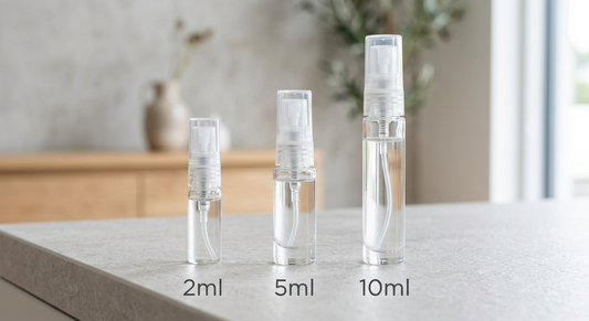 perfume sample bottles
