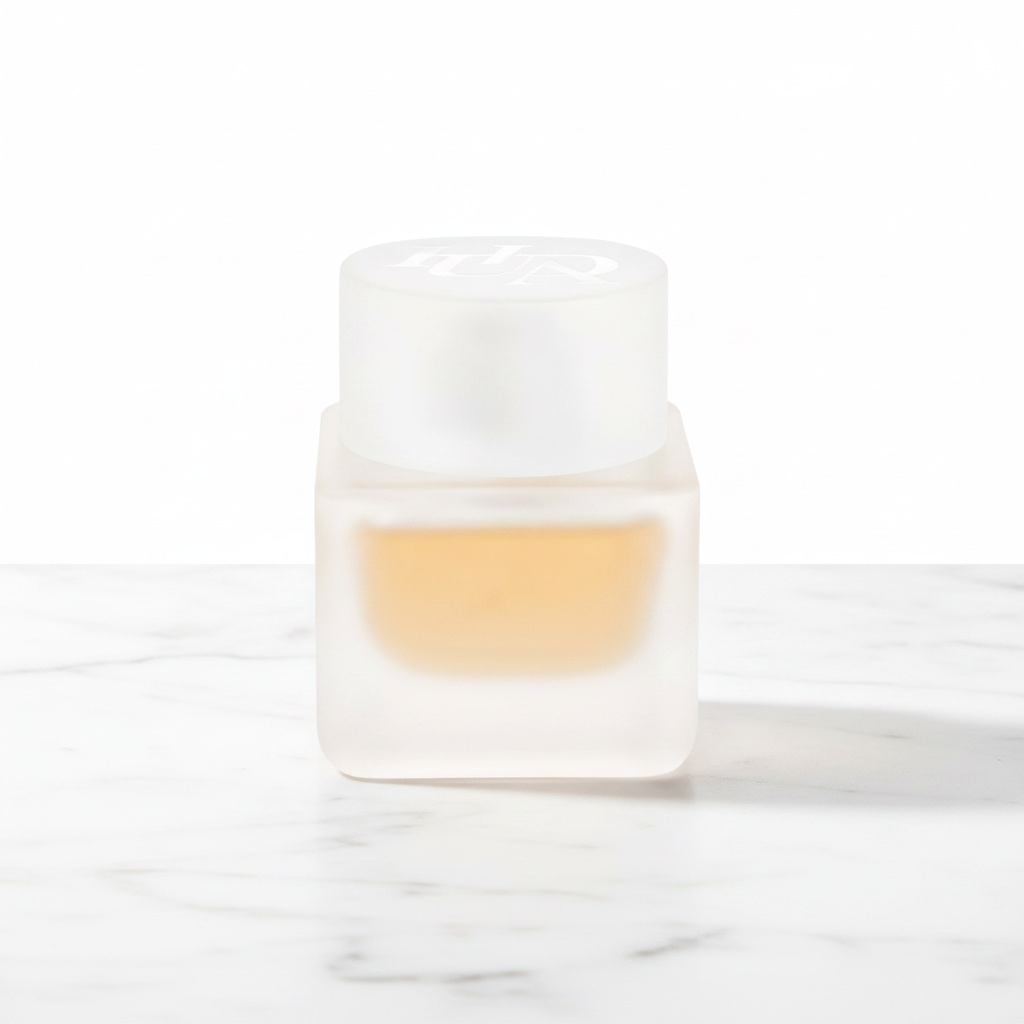 Frosted White Bottle – Marble